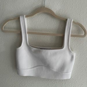White crop top